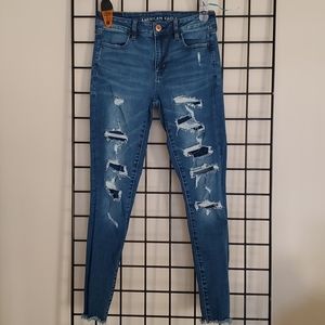 American Eagle super stretch hi-rise jeggings 4